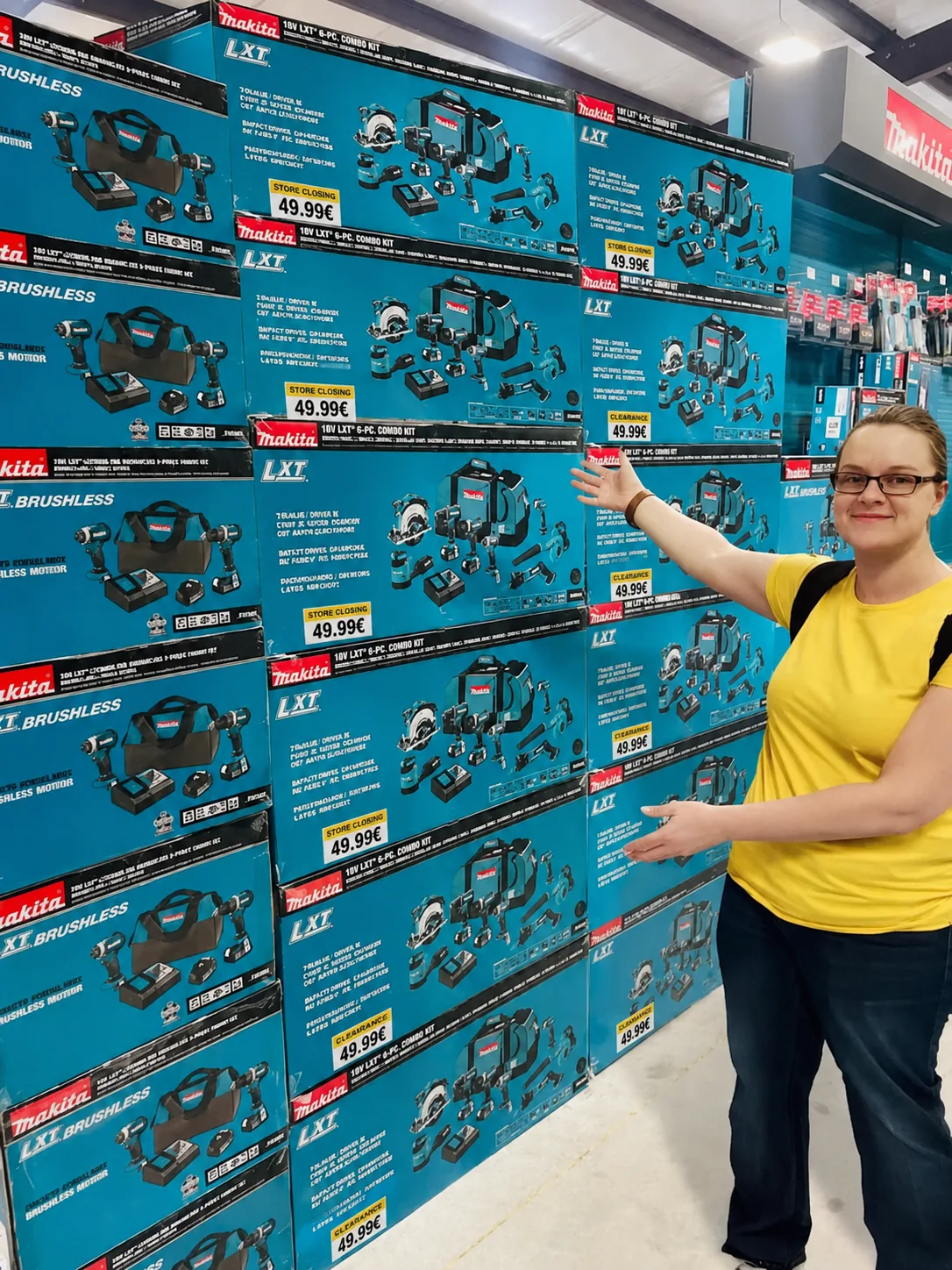 In-store Makita stock